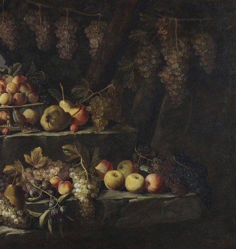 Antiquités - Nature morte de fruits en plein air - Rome vers1660 – 1670