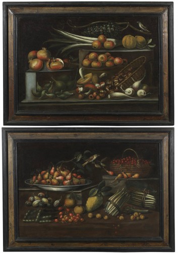 Pair of still lifes, Italy first half of the 17 th century