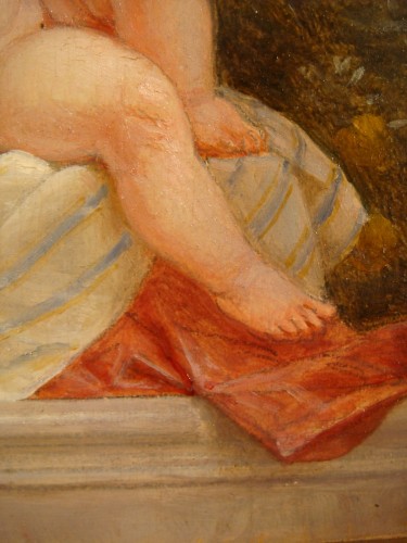 Antiquités - Putti - Charles Gustave Housez ( 1822 - 1888 )  