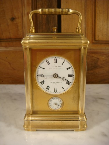 Horlogerie Pendule - Leroy, Pendulette de voyage dit  » Pendulette d’officier  » 