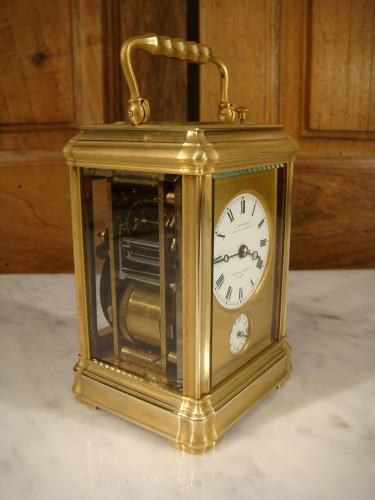 Leroy, Pendulette de voyage dit  » Pendulette d’officier  »  - Antiquaires Balzeau & Brion