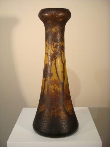 Daum - Vase en verre multicouche. - Verrerie, Cristallerie Style Art nouveau