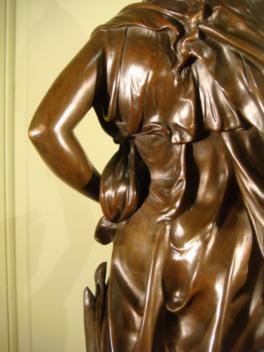 Napoléon III - Femme porte torchère en bronze - Jean Louis Grégoire (1840 – 1890)