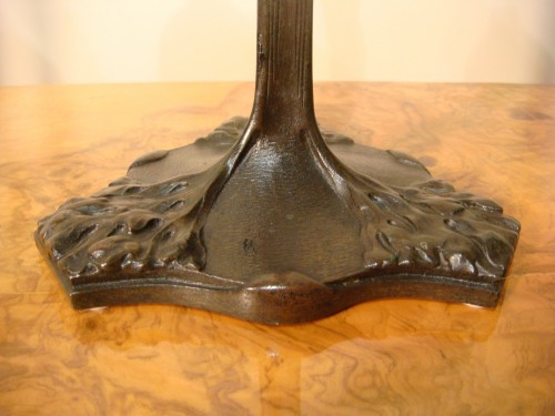 Paire de candélabres  Art nouveau en bronze - Art nouveau