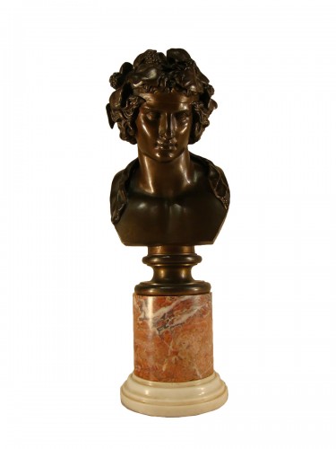 Jeune Bacchus, bronze de Barbedienne 