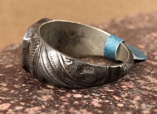 Bague Chevalière en Fer de Berlin - Antiques Prové