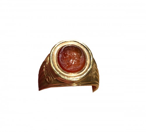 Roman Ring Intaglio Hercules