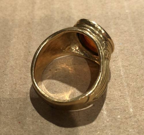 Avant JC au Xe siècle - Bague romaine Intaglio Hercule