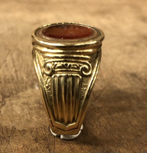 Bague romaine Intaglio Hercule - 