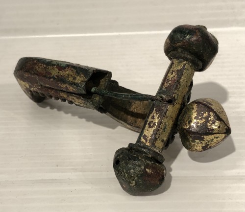 Ancient Art  - Unusual Roman bronze Fibula