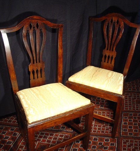Paires de chaises Anglaises Georges III