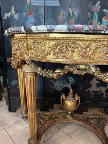 Antiquités - Gilded wood console attributed to Georges Jacob