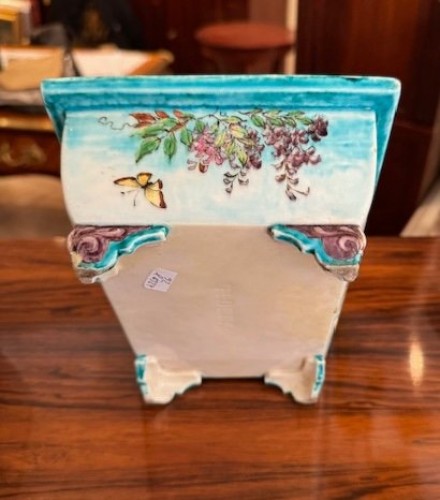 Porcelain & Faience  - Céramic planter - Théodore Deck 1823 - 1891)