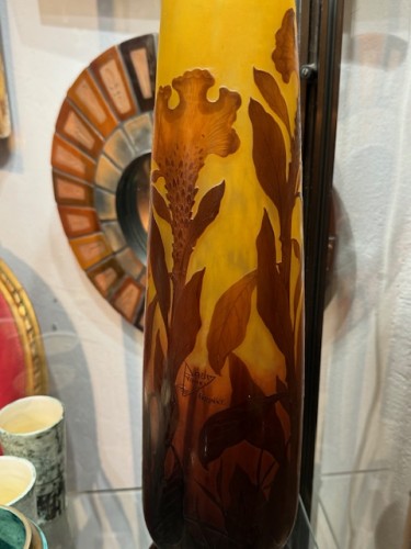 Vase Signé Daum à Nançy - Verrerie, Cristallerie Style Art nouveau