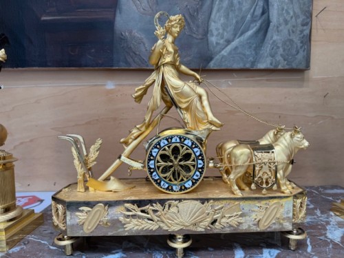 XVIIIe siècle - Pendule d'époque Louis XVI signée Antoine Cronier