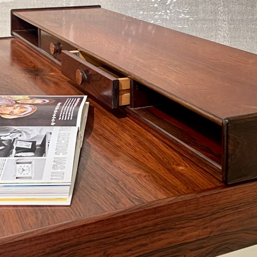 Vintage Italian Design Desk 60s By Gianfranco Frattini Ateliers Bernini - Furniture Style 50