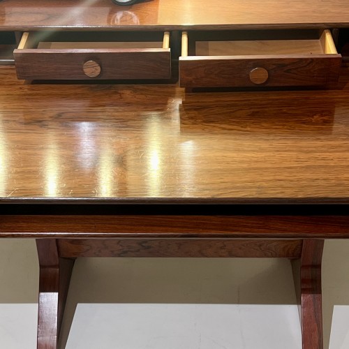 Vintage Italian Design Desk 60s By Gianfranco Frattini Ateliers Bernini - 