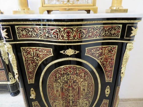 Napoléon III - Cabinet in Boulle marquetry 19th Napoléon III