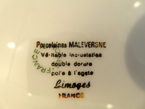 Malevergne set of dinner in Porcelaine of Limoges - silverware & tableware Style Art nouveau