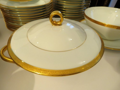 Malevergne set of dinner in Porcelaine of Limoges - 