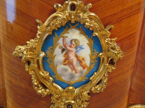 Tahan à Paris -  Tantalus Box in Boulle marquetry Napoleon III period   - 