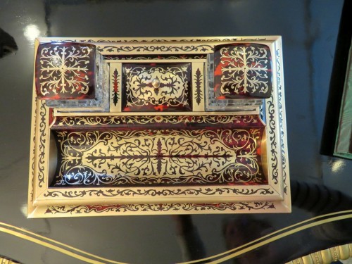 Decorative Objects  - Vickery - Document Holder in Boulle marquetry Napoleon III period 19t