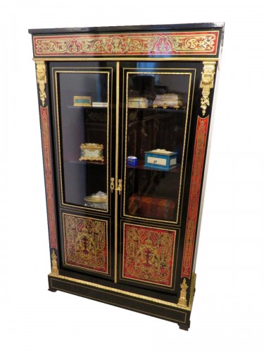 Napoleon III Boulle marquetry Display cabinet