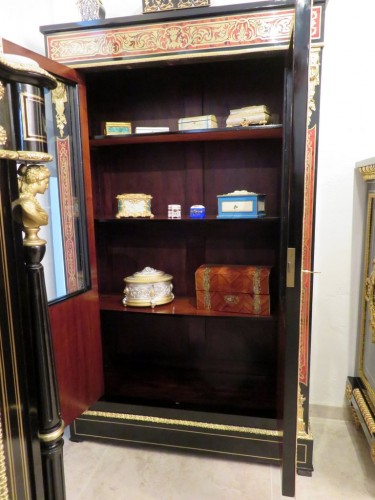 Napoleon III Boulle marquetry Display cabinet - 