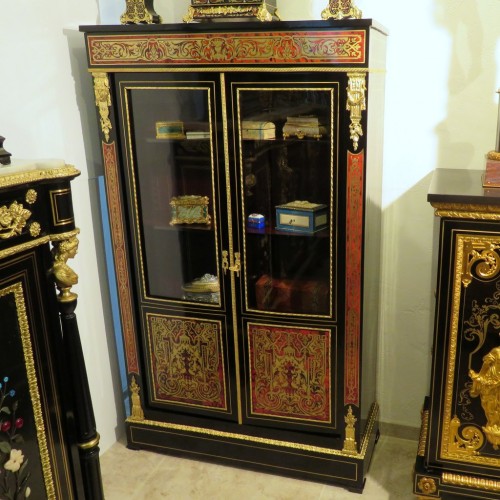 Napoleon III Boulle marquetry Display cabinet - Napoléon III