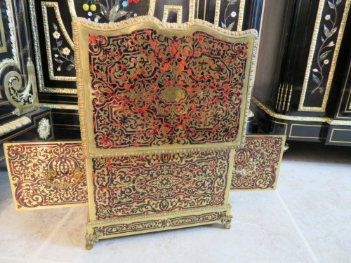 Decorative Objects  - Macé - Tantalus Box in Boulle marquetry Napoleon III period 19th