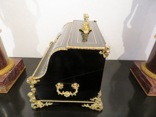 Crystal Tantalus Box Bronze Napoleon III period - 