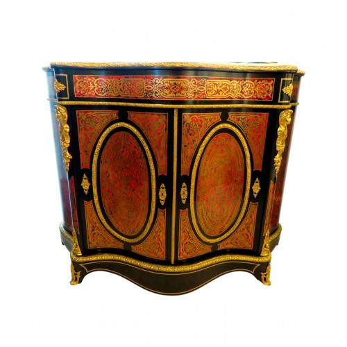 Cabinet in Boulle marquetry 19th Napoléon III