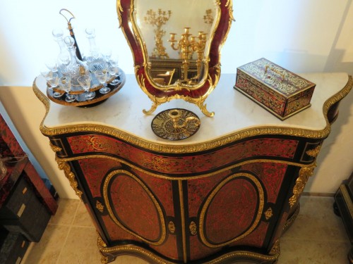 Napoléon III - Cabinet in Boulle marquetry 19th Napoléon III