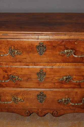 Louis XIV Commode in ash with curved front - 