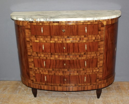 Commode demi-lune vers 1925 - Mobilier Style Art Déco