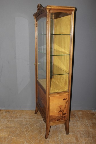 Antiquités - Louis Majorelle - Vitrine Art nouveau vers 1900