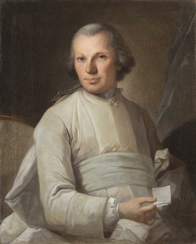 French school circa 1760 - Portrait of a Prémontré - Paintings & Drawings Style Louis XV