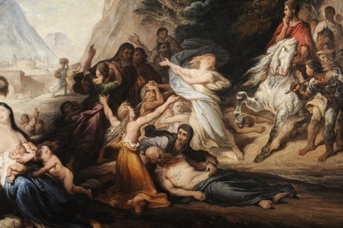 Tableaux et dessins Tableaux XIXe siècle - François-Joseph Heim (1787-1865) La prise de Troie