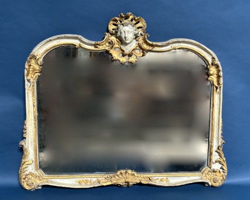 18th century - Mirror with the effigy of Diana the Huntress, Paris, Régence period