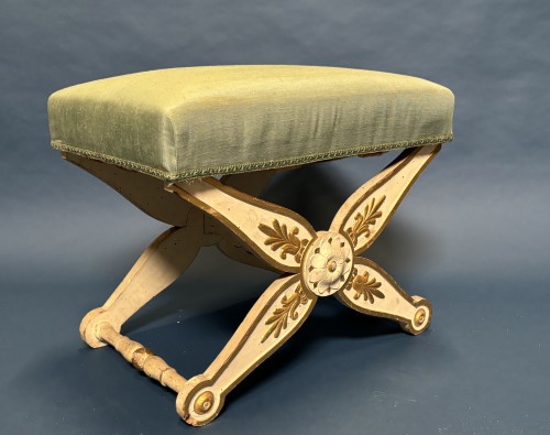 19th century - Series of four folding stools circa 1850
