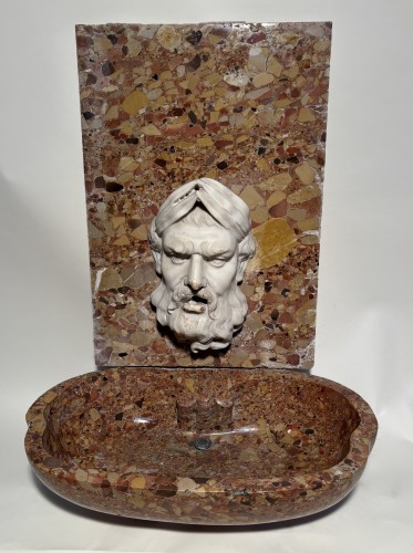 18th century - Fountain with a mask of Neptune, Aix en Provence around 1750