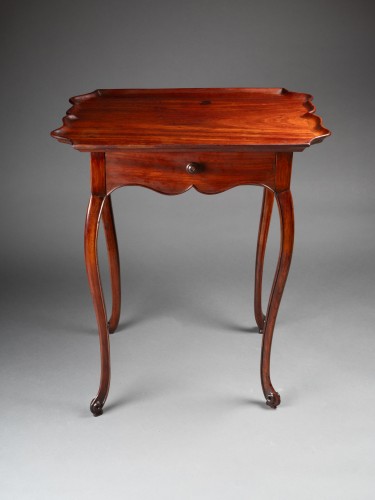 Solid mahogany cabaret table circa 1750 - Furniture Style Louis XV