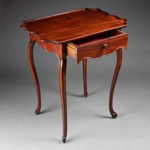 Furniture  - Solid mahogany cabaret table circa 1750