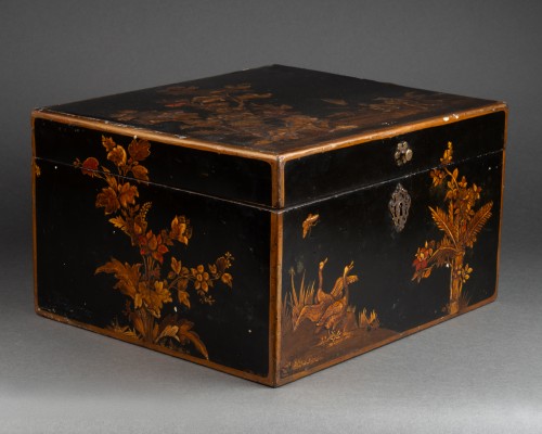 Coffret à système en vernis martin, Paris vers 1730-1750 - Franck Baptiste Provence