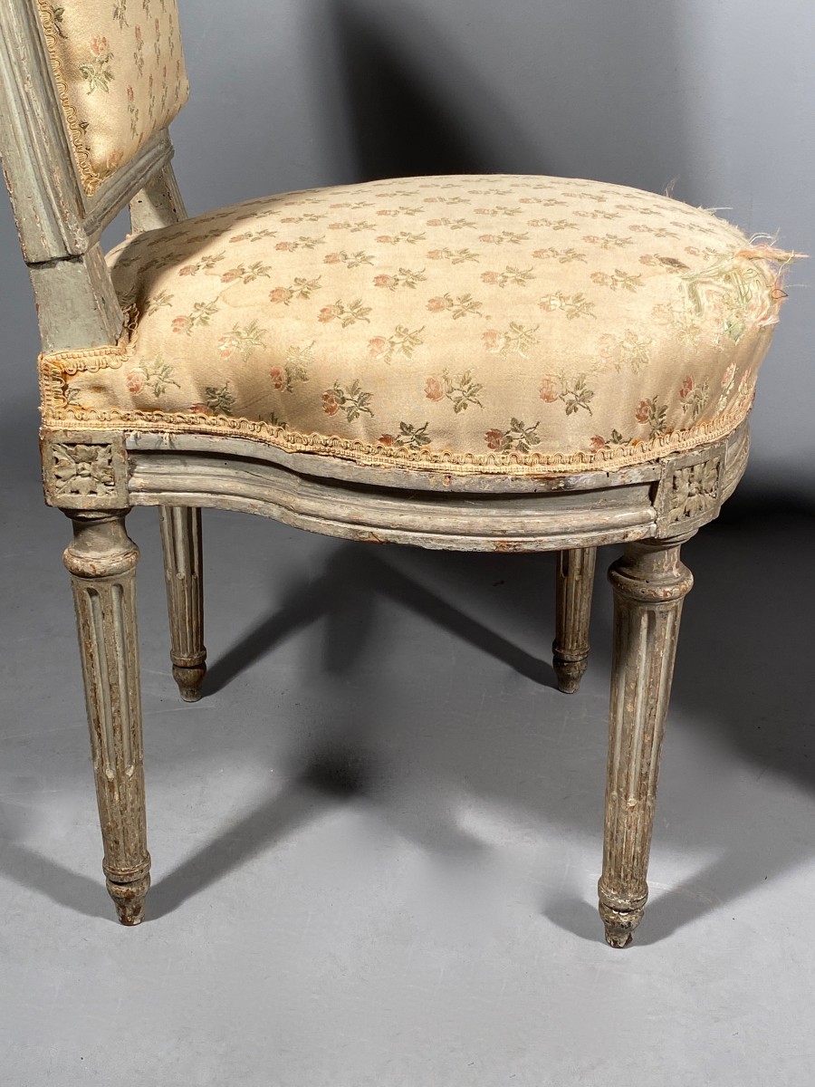 A pair of Louis XVI period chairs - Ref.107417