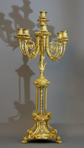 Lighting  - Pair of Large cadelabra, 19th Century