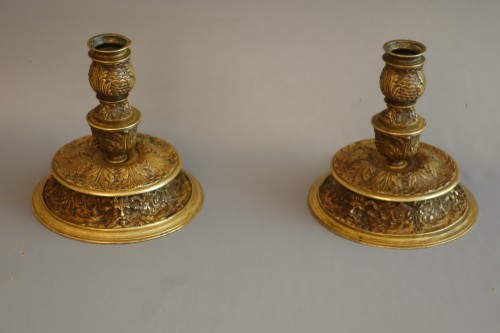 Pair of Candlesticks circa 1500 - Renaissance