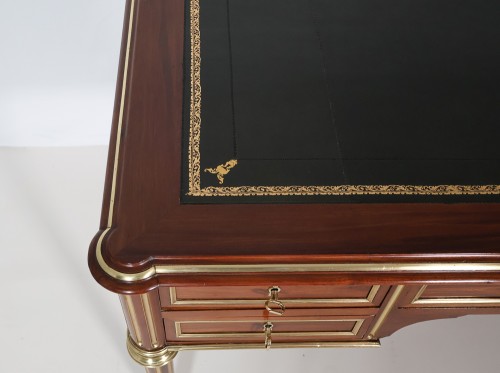 Napoléon III - Bureau plat à tirettes époque Napoléon III