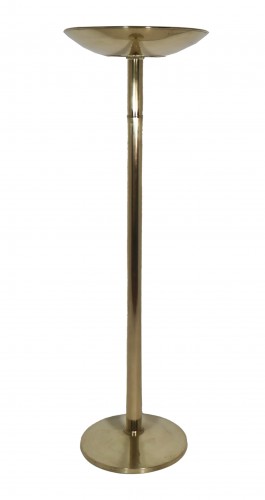 Brass floor lamp from the Art Deco period