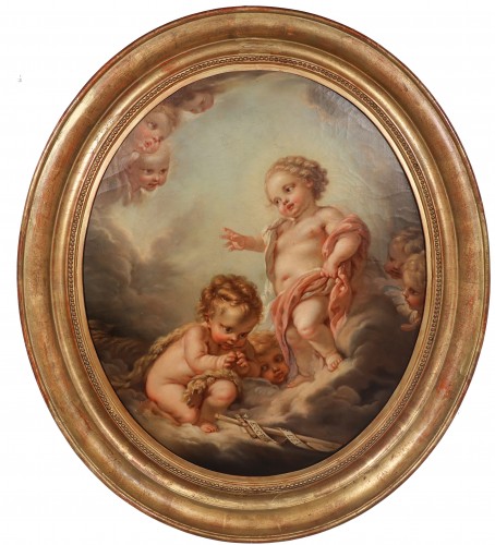 L’enfant Jésus, École française du 19e siècle d'après François Boucher